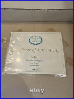 WDCC Defiant Hercules NIB 1232414 Rare Beautiful Disney Collectible New COA BOX