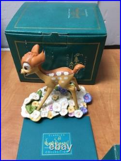 WDCC Disney Bambi Set of 6 Thumper Flower Friend Owl Sisters Disney Anniversary
