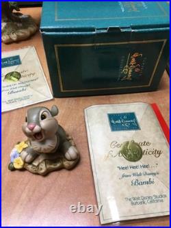 WDCC Disney Bambi Set of 6 Thumper Flower Friend Owl Sisters Disney Anniversary