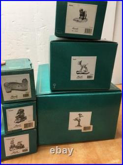 WDCC Disney Bambi Set of 6 Thumper Flower Friend Owl Sisters Disney Anniversary