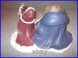 WDCC Disney Beast & Belle She Didn't Shudder at My Paw Box & COA
