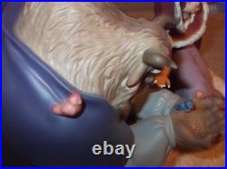 WDCC Disney Beast & Belle She Didn't Shudder at My Paw Box & COA