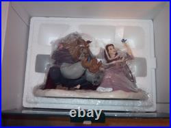 WDCC Disney Beast & Belle She Didn't Shudder at My Paw Box & COA