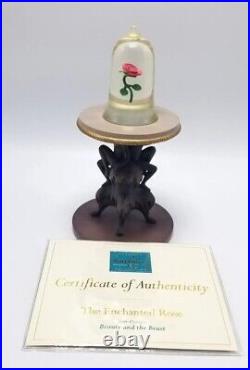 WDCC Disney Beauty And The Beast The Enchanted Rose Figurine Original Box & COA