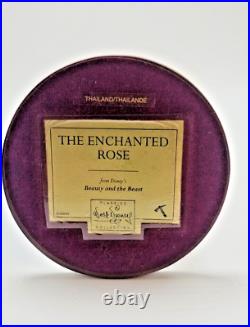 WDCC Disney Beauty And The Beast The Enchanted Rose Figurine Original Box & COA