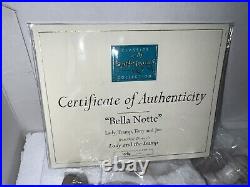 WDCC Disney Bella Notte Lady And The Tramp Tony and Joe in Original Box with COA