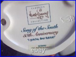 WDCC Disney Brer Fox I Gotcha, Brer Rabbit! With Box & COA Song of the South