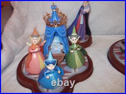 WDCC Disney Christening Scene An Uninvited Guest Sleeping Beauty with Box & COA