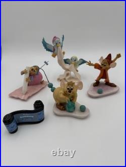 WDCC Disney Cinderella 4 Figurines Set With Box @ COA Plus Opening Title Figure