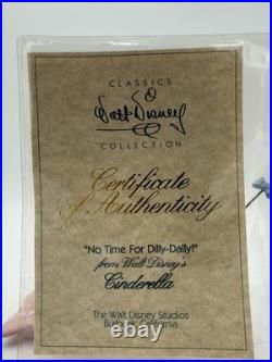 WDCC Disney Cinderella 4 Figurines Set With Box @ COA Plus Opening Title Figure