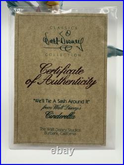 WDCC Disney Cinderella 4 Figurines Set With Box @ COA Plus Opening Title Figure