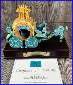 WDCC Disney Cinderella's Coach Main Street Electrical Light Parade COA VIDEO