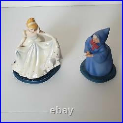 WDCC Disney Classic Cinderella Fairy Godmother Magical Transformation Box COA