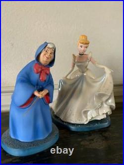 WDCC Disney Classic Cinderella Fairy Godmother Magical Transformation -Used