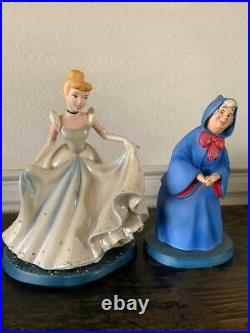 WDCC Disney Classic Cinderella Fairy Godmother Magical Transformation -Used