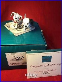 WDCC Disney Classics 101 Dalmatians 8 Piece Set- Boxes & COAs