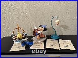 WDCC Disney Classics 3 Piece Fantasia Figurine Set