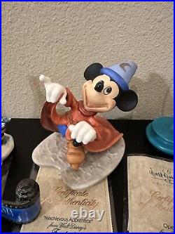 WDCC Disney Classics 3 Piece Fantasia Figurine Set