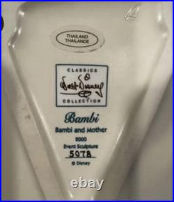 WDCC Disney Classics Bambi and Mom.'My Little Bambi Complete w Box & COAT