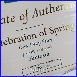 WDCC Disney Classics Fantasia Dew Drop Fairy Celebration of Spring with Box CHIP
