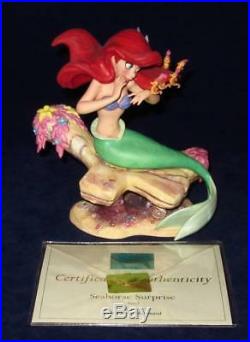 WDCC Disney Classics LITTLE MERMAID Ariel Seahorse Surprise 11K 411840 COA MIB