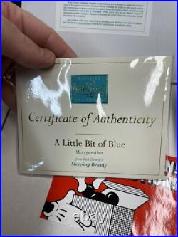 WDCC Disney Classics Merryweather A Little Bit of Blue Sleeping Beauty COA Box