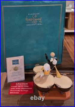 WDCC Disney Classics Symphony Hour Donald Duck Drum Beat Box COA Walt