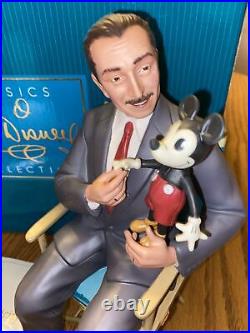 WDCC Disney Classics Walt & Mickey.it was all started by a Mouse Figurine