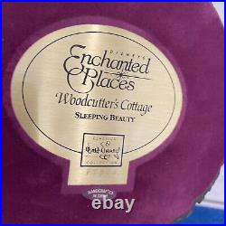 WDCC Disney Enchanted Places Sleeping Beauty Woodcutter's Cottage Box Coa
