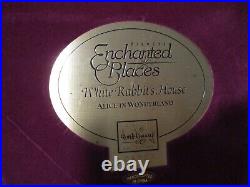 WDCC Disney Enchanted Places White Rabbits House Alice In Wonderland Box & COA