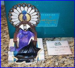 WDCC Disney Enthroned Evil Queen Figurine withBox & COA 1205544 Snow White, MINT