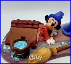 WDCC Disney Fantasia Porcelain Figurine Oops Mickey and Yen Sid in Box COA