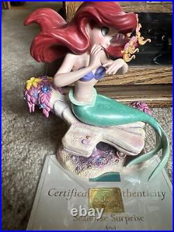 WDCC Disney Figurine Ariel Seahorse Surprise The Little Mermaid WithCOA