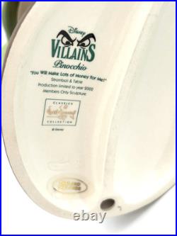 WDCC Disney Figurine Stromboli & Table'You Will Make Lots of Money COA No Box