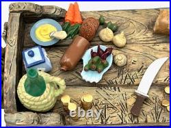 WDCC Disney Figurine Stromboli & Table'You Will Make Lots of Money COA No Box