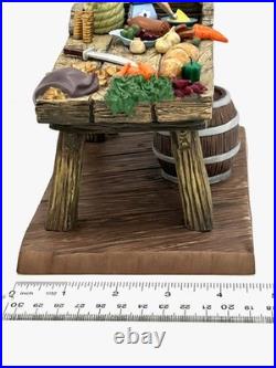WDCC Disney Figurine Stromboli & Table'You Will Make Lots of Money COA No Box