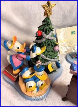WDCC Disney Holiday Hat Trick Donald Duck & nephews, BOX/COA