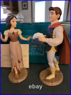 WDCC Disney I'm Wishing For The One I Love Snow White & Prince BOX & COA