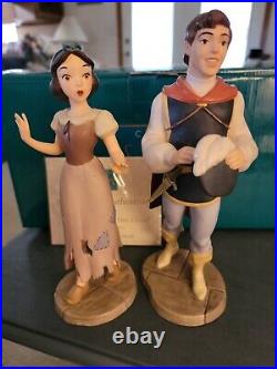 WDCC Disney I'm Wishing For The One I Love Snow White & Prince BOX & COA