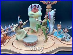 WDCC Disney Indian Campground Fireside Celebration Peter Pan Signature Series