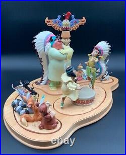 WDCC Disney Indian Campground Fireside Celebration Peter Pan Signature Series