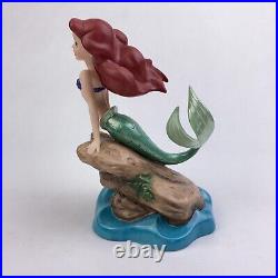 WDCC Disney Little Mermaid 2006 Figurine Ariel Seaside Serenade Box & COA + Pin