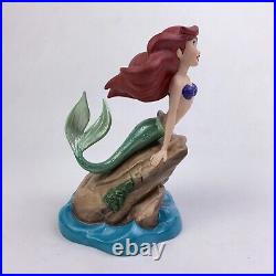 WDCC Disney Little Mermaid 2006 Figurine Ariel Seaside Serenade Box & COA + Pin