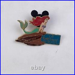 WDCC Disney Little Mermaid 2006 Figurine Ariel Seaside Serenade Box & COA + Pin