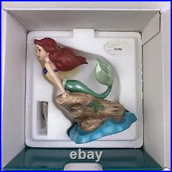 WDCC Disney Little Mermaid 2006 Figurine Ariel Seaside Serenade Box & COA + Pin