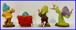 WDCC Disney Lot of 4 Dwarves Figurines Set MINT CONDITION NO BOXES