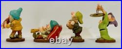 WDCC Disney Lot of 4 Dwarves Figurines Set MINT CONDITION NO BOXES