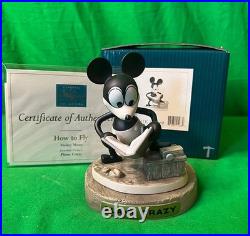 WDCC Disney MICKEY THROUGH THE YEARS 70th Anniv SET OF 4 Figures/Bases + 10 PINS