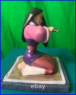WDCC Disney MULAN Honorable Decision + MUSHU Crystal Fan Gift by M. Millan