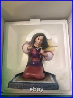 WDCC Disney MULAN Honorable Decision + MUSHU Crystal Fan Gift by M. Millan